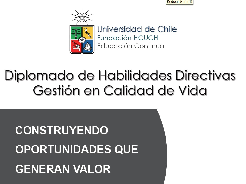Diplomado de Habilidades Directivas Gestión en Calidad de Vida